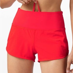 Lululemon High Rise Speed Up Short 2.5”